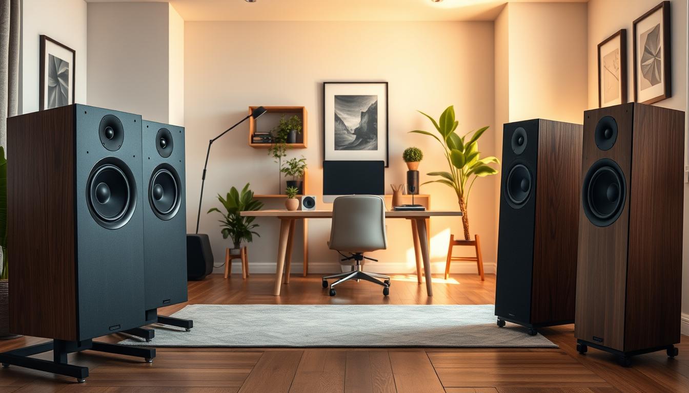 monitory vs kolumny stereo