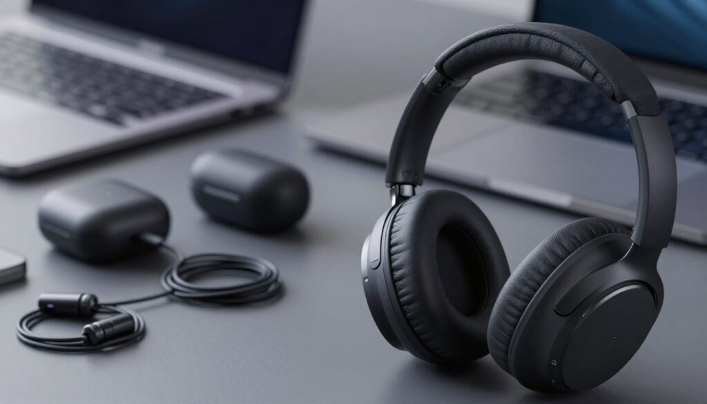 funkcje dodatkowe i akcesoria słuchawki