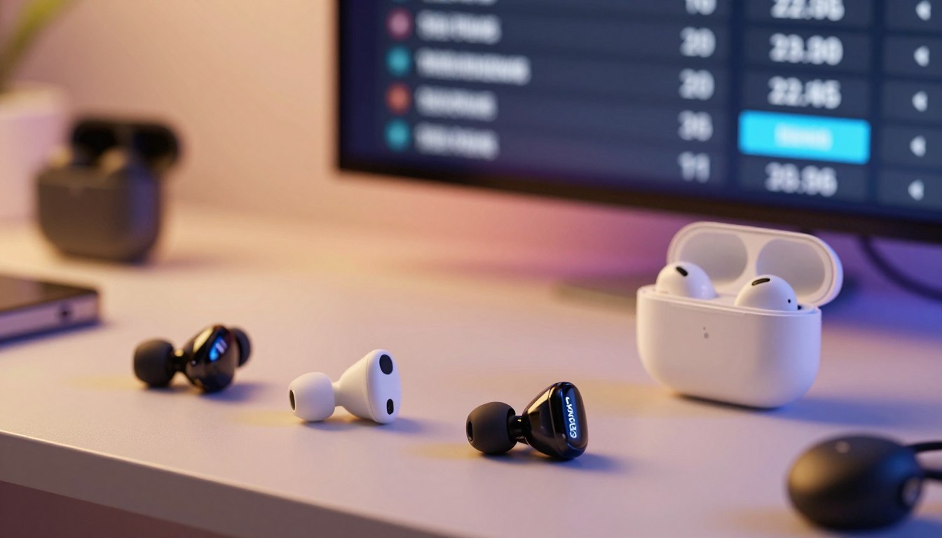 słuchawki bezprzewodowe douszne ranking